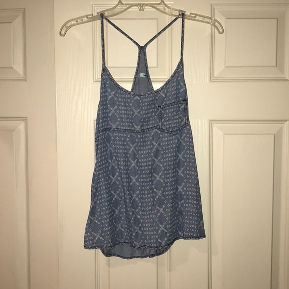 Maurice’s Denim Strappy Tank Small - Picture 3 of 6